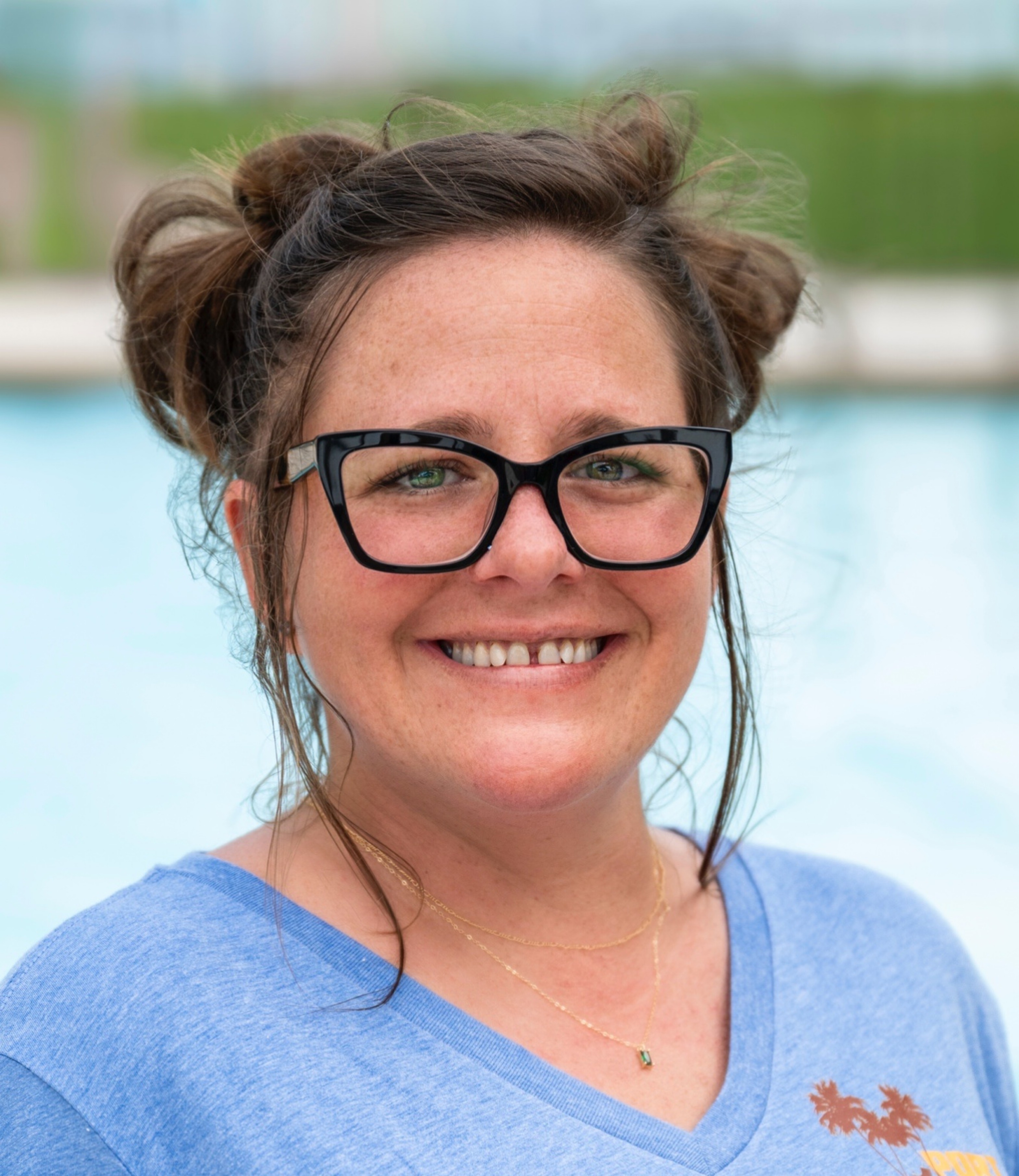 Staff member Sarah Biggs 